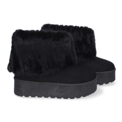 Botin Australiano de Plataforma para Mujer, Comodos y Calentitos, Forrados con Pelo - Imagen 5
