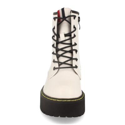 Botin de Mujer Estilo Militar con Cordones - Imagen 3