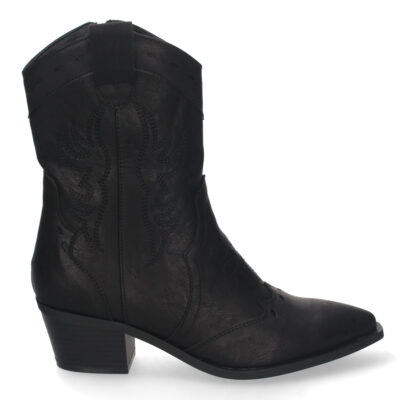 Botin de Tacon con Grabado y Cremallera - Imagen 2