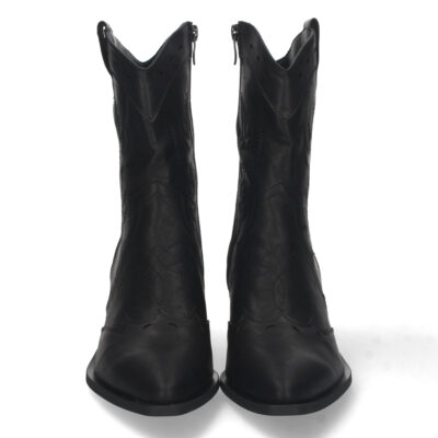 Botin de Tacon con Grabado y Cremallera - Imagen 3