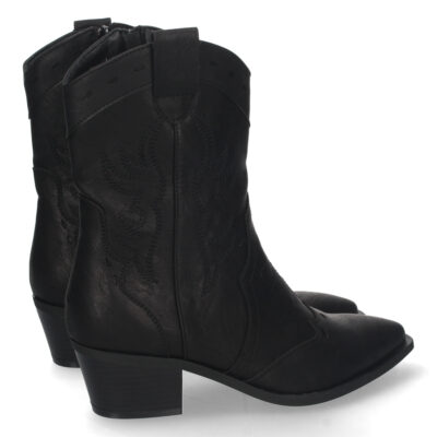 Botin de Tacon con Grabado y Cremallera - Imagen 4
