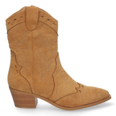Botin de Tacon con Grabado y Cremallera - Imagen 2