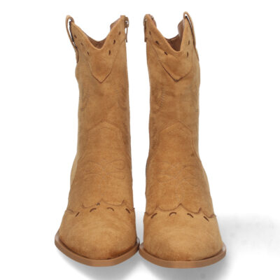 Botin de Tacon con Grabado y Cremallera - Imagen 3
