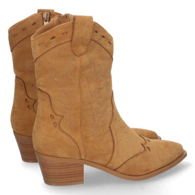 Botin de Tacon con Grabado y Cremallera - Imagen 4