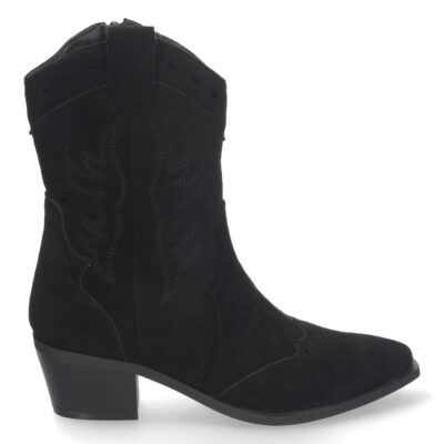 Botin de Tacon con Grabado y Cremallera - Imagen 2