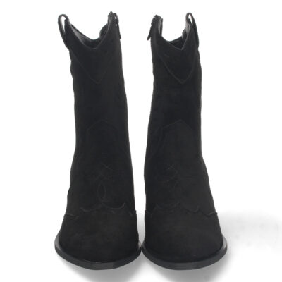 Botin de Tacon con Grabado y Cremallera - Imagen 3