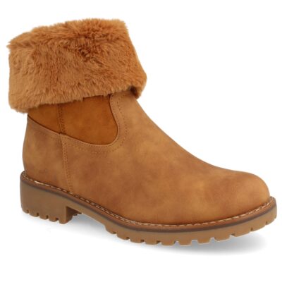 Botin Plano Forrado con Pelo y Cremallera - Imagen 2