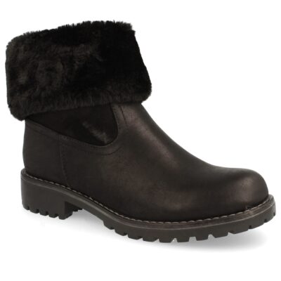 Botin Plano Forrado con Pelo y Cremallera - Imagen 2
