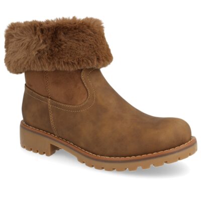 Botin Plano Forrado con Pelo y Cremallera - Imagen 2