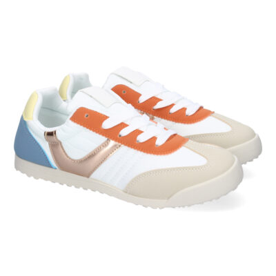 Zapatilla Deportiva Casual para Mujer con Diseño Moderno y Detalles de Colores