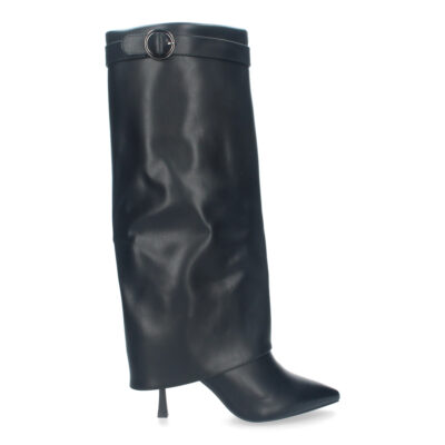 Botas Elegantes para Mujer con Tacón de Aguja, Cierre de Hebilla - Imagen 2