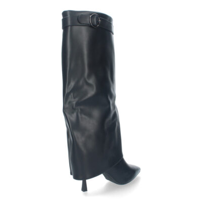 Botas Elegantes para Mujer con Tacón de Aguja, Cierre de Hebilla - Imagen 4