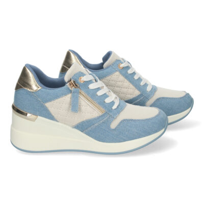 Zapatilla para Mujer, con Cuña, Cremallera de Adorno - Imagen 5