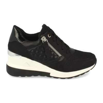 Zapatilla de Cuña con Cremallera y Cordones - Imagen 2