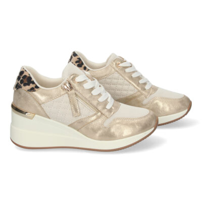 Zapatilla para Mujer, con Cuña, Cremallera de Adorno - Imagen 5