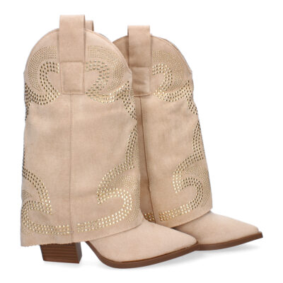 Botines de Tacón para Mujer, Estilo Cowboy Polaina, Comodas y Elegantes - Imagen 5