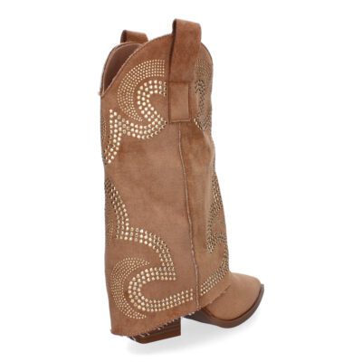 Botines de Tacón para Mujer, Estilo Cowboy Polaina, Comodas y Elegantes - Imagen 4