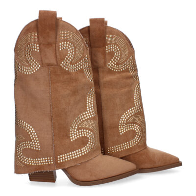 Botines de Tacón para Mujer, Estilo Cowboy Polaina, Comodas y Elegantes - Imagen 5