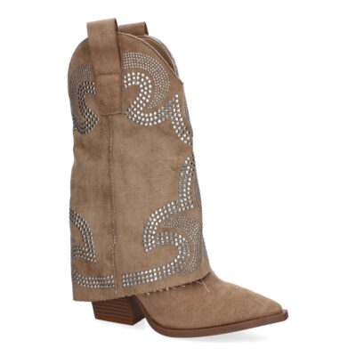 Botines de Tacón para Mujer, Estilo Cowboy Polaina, Comodas y Elegantes - Imagen 3