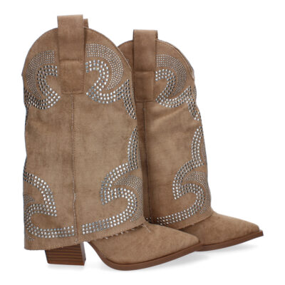 Botines de Tacón para Mujer, Estilo Cowboy Polaina, Comodas y Elegantes - Imagen 5