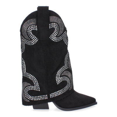 Botines de Tacón para Mujer, Estilo Cowboy Polaina, Comodas y Elegantes - Imagen 2