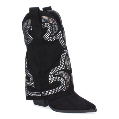 Botines de Tacón para Mujer, Estilo Cowboy Polaina, Comodas y Elegantes - Imagen 3