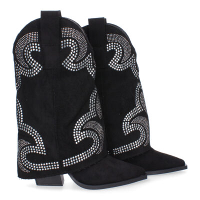 Botines de Tacón para Mujer, Estilo Cowboy Polaina, Comodas y Elegantes - Imagen 5