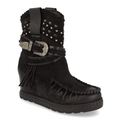 Bota de Estilo Indio con Correas y Hebilla - Imagen 2