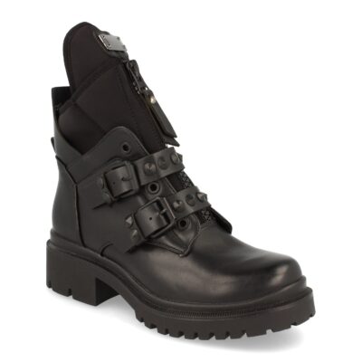 Botin Motero con Tachuelas y Cremallera - Imagen 2