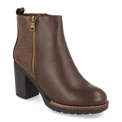 Botin de Tacon con Estampado de Cocodrilo - Imagen 2