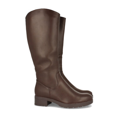 Bota de Tacon Bajo y Cremallera