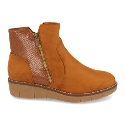 botin de Cuña con Grabado de Serpiente