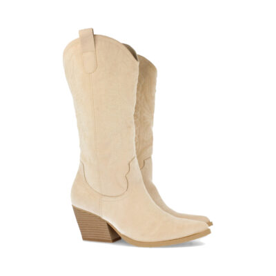 Bota con Tacon Cubano y Grabado