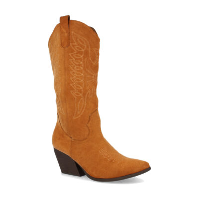 Bota con Tacon Cubano y Grabado - Imagen 3