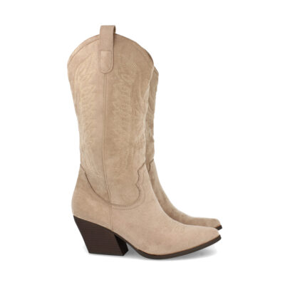 Bota con Tacon Cubano y Grabado
