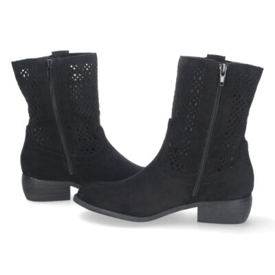 Botin de Tacon Bajo con Calados - Imagen 5