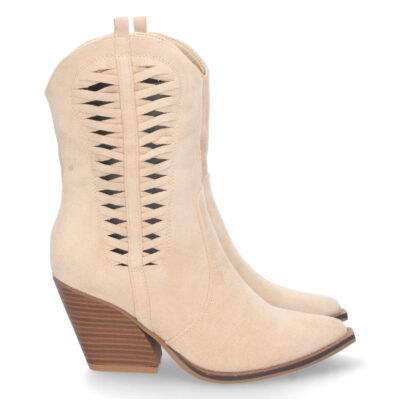 Bota de Tacon Campero con Cremallera