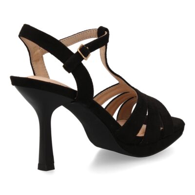 Sandalias de tacon para mujer, diseño comodo y elegante con tiras cruzadas en la pala - Imagen 4