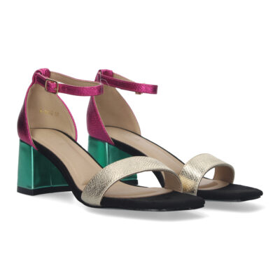 Sandalia con tacon para mujer