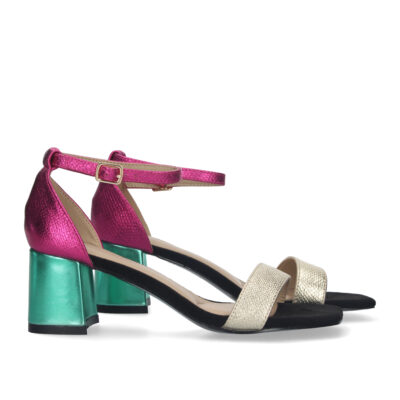 Sandalia con tacon para mujer - Imagen 5