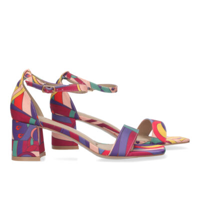 Sandalia de Tacon para Mujer, Comoda - Imagen 5