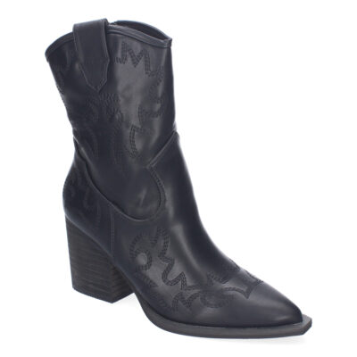 Botines Estilo Cowboy Elegantes para Mujer, Detalles Bordados - Imagen 3