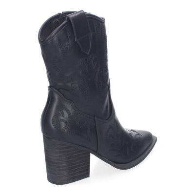 Botines Estilo Cowboy Elegantes para Mujer, Detalles Bordados - Imagen 4
