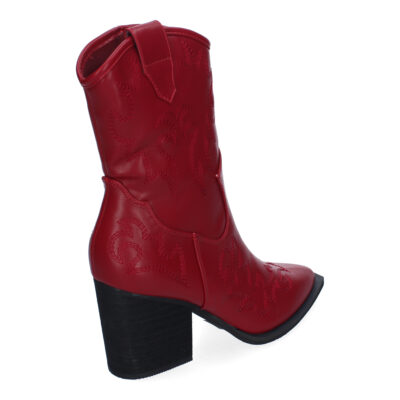 Botines Estilo Cowboy Elegantes para Mujer, Detalles Bordados, Comodas - Imagen 4