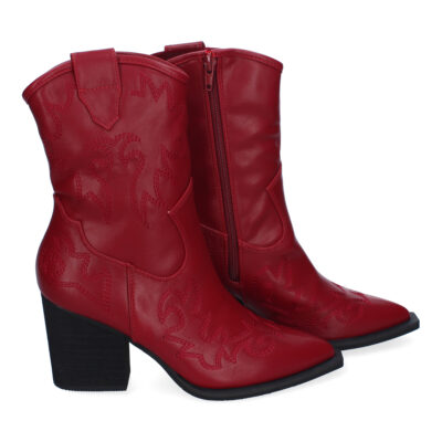 Botines Estilo Cowboy Elegantes para Mujer, Detalles Bordados, Comodas - Imagen 5