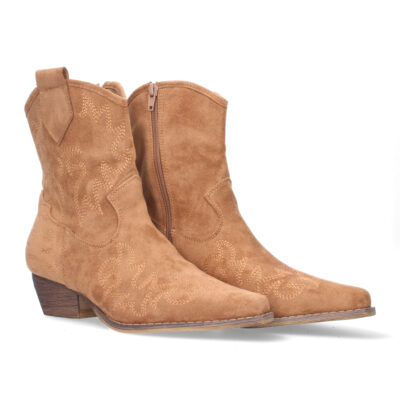Botin de tacon comodo para mujer
