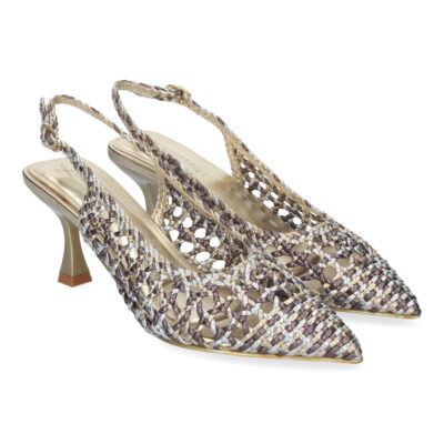 Zapato de Tacon Fino para Mujer, Comodo, Estilo Salon