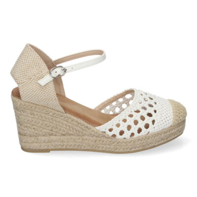 Sandalia de Cuña para Mujer, Cómda y Elegante, Forrada de Yute - Imagen 2