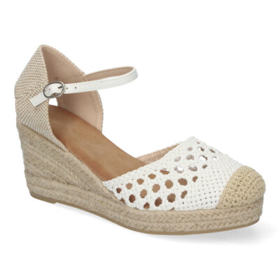Sandalia de Cuña para Mujer, Cómda y Elegante, Forrada de Yute - Imagen 3