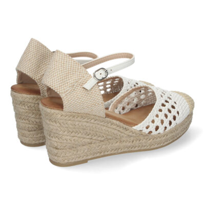 Sandalia de Cuña para Mujer, Cómda y Elegante, Forrada de Yute - Imagen 5